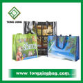 Recycled custom foldable promotional pp laminated non woven shopping bag